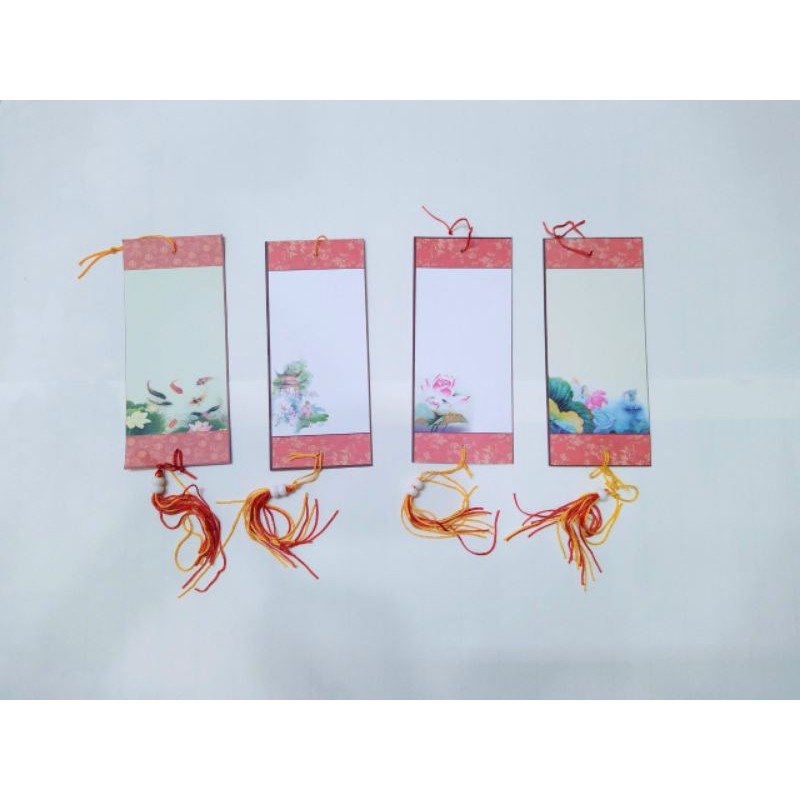 Combo 10 tờ giấy viết thư pháp mini 8x18cm